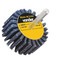 Roda de lixa 80 mm x 30 mm com haste gr�o 60 - 1271803060