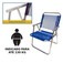 Cadeira de praia em alum�nio dobr�vel azul - CAD0410