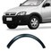 Moldura para-lama Corsa Sedan/Hatch/Montana Sport 2003 a 2012 dianteiro esquerdo preto liso - 174PDE