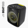 Caixa de som port�til 70W RMS Bluetooth Entrada P10 com Led  - BEAT 1000