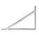 Cantoneira tipo m�o francesa 20 x 25 cm branco - BFH1529