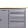 Bancada fechada com 6 gavetas e 2 portas RLL-204