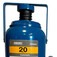 Macaco hidr�ulico tipo garrafa 20 toneladas azul - RMGI020
