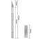 Estilete de precis�o em alum�nio tipo bisturi com 6 l�minas - BOM-3307
