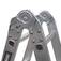Escada multifuncional de alum�nio 4 x 4 com 16 degraus 11 em 1 - ESC0266RO
