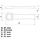 Chave estrela de bater 41 mm a�o cromo van�dio - 44632041