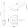 P� de bico com cabo de madeira 74 cm - 77416324