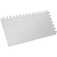Desempenadeira em a�o dentada  255 x 120 mm