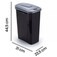 Lixeira plastica push click 15 litros com tampa Ecof�cil - 5071