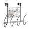 Cabide Eclipse de porta com 4 ganchos Black - 2560