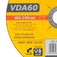 Disco de desbaste para metal 180 x 6,4 x 22,23 mm - VDA-60 