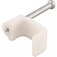 Grampo pl�stico chato para fios 6 mm� com 20 pe�as