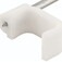 Grampo pl�stico chato para fios 10 mm� com 20 pe�as