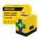 N�vel a laser verde a pilha 2 linhas alcance de 5 m com suporte - BOM-6209