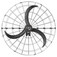 Ventilador de parede industrial 1 metro fixo alta vaz�o - V100LB