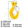 Gancho cl�vis 10 mm 3,15 tf com trava grau 8