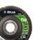 Disco de lixa flap disc em �xido de alum�nio - AT24/40