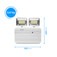 Lumin�ria de emerg�ncia LED 2.200 l�mens com 2 far�is - 48LEM2KL220  110V/220V