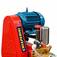 Lavadora de alta vaz�o m�dia press�o 500 libras 5 hp com mangueira - LJ7000
