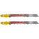 L�mina serra tico tico 75 mm 6 dentes para madeira 2 pe�as - HCU36T-2