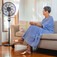 Ventilador de coluna 50 cm oscilante 8 p�s com 3 velocidades Flow Turbo - WV02PR  110V