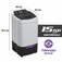 Centr�fuga de roupas 15 kg com timer compacta branca  110V