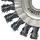 Escova de a�o circular ondulada 152,4 x 19 mm com furo