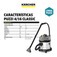 Extratora de carpete e Aspirador 16L 1600 watts - Puzzi 4/16 Classic  110V