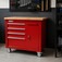 Bancada m�vel com 5 gavetas e porta lateral - RLL-277