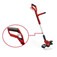 Aparador de gramas a bateria 18V com rodas sem bateria - GE-CT 18/30