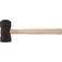 Martelo de borracha 60 mm preto - 30.79.006.000