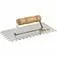 Desempenadeira em aço dentada  255 x 120 mm