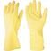 Luva de ltex antiderrapante com forro amarela
