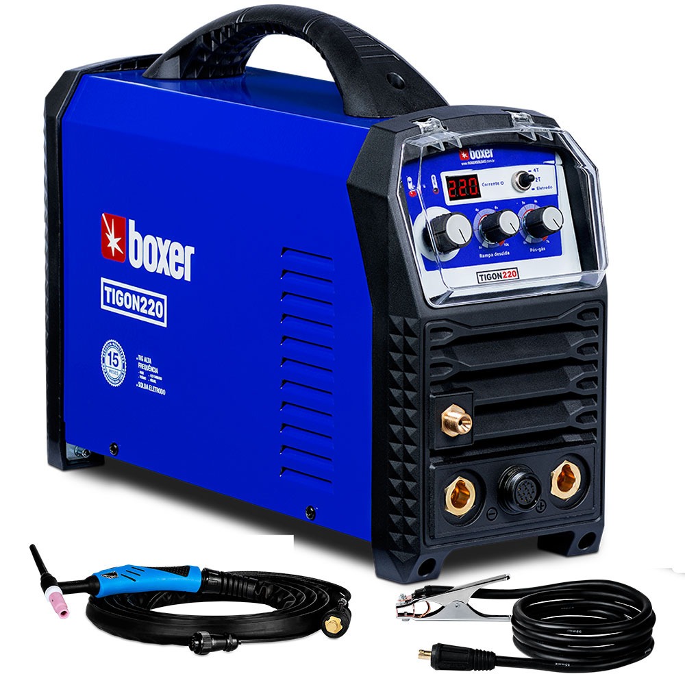 Inversora de solda 220A para eletrodo revestido e Tig DC - TIGON
