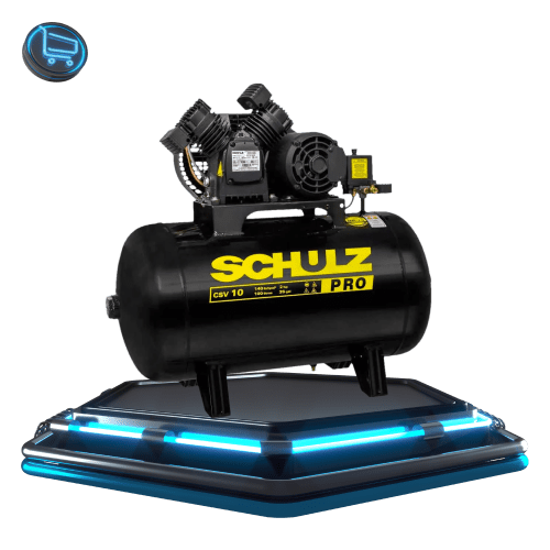 Compressor de ar 10 ps 110L 2hp 140 libras