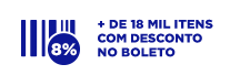 18 mil itens com desconto no Boleto!