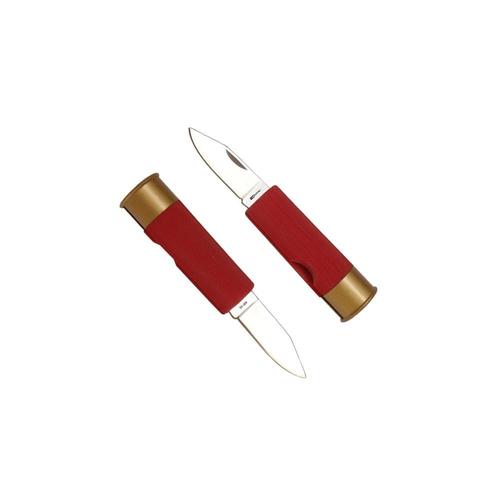Canivete com formato de cartucho calibre 12GA cx c/12pçs Canivete com formato de cartucho calibre 12GA cx c/12pçs