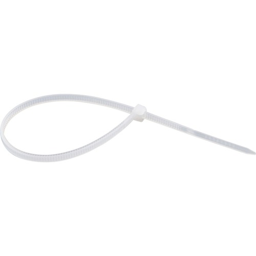 Abraçadeira de nylon branca 4,8 x 200 mm com 100 peças Abraçadeira de nylon branca 4,8 x 200 mm com 100 peças