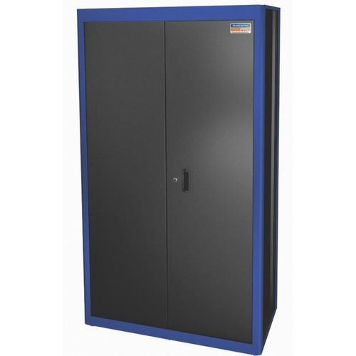 Armário vertical para ferramentas com 2 portas azul Armário vertical para ferramentas com 2 portas azul
