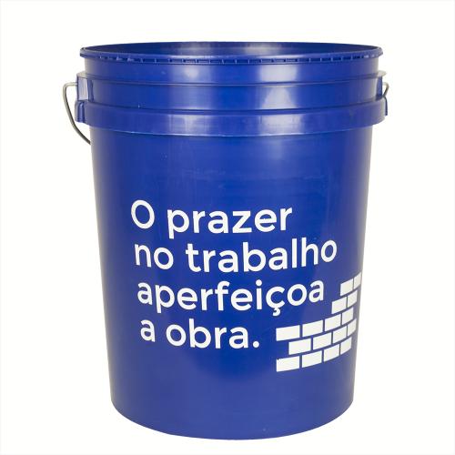 Balde multiuso com capacidade de 20 litros azul Balde multiuso com capacidade de 20 litros azul
