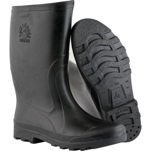 Bota em borracha preta cano curto n° 38 Bota em borracha preta cano curto n° 38