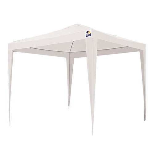 Gazebo em polietileno 2 x 2 x 1,9 m branco Gazebo em polietileno 2 x 2 x 1,9 m branco