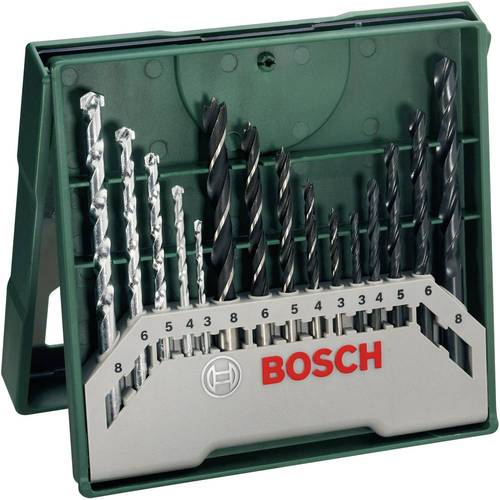 Jogo de brocas para metal / madeira e concreto - X-Line Jogo de brocas para metal / madeira e concreto - X-Line