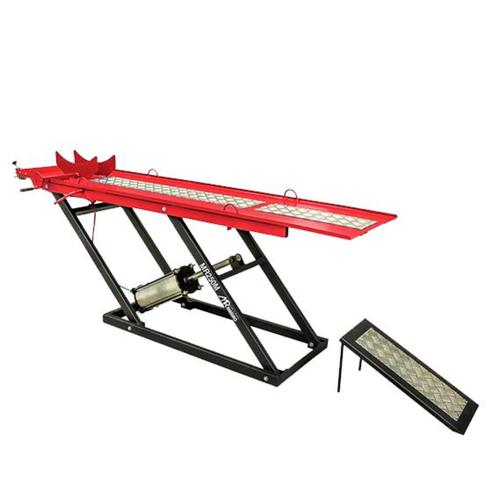 Rampa pneumática para moto vermelha 250kg Rampa pneumática para moto vermelha 250kg