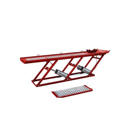 Rampa pneumática para moto vermelha 450kg Rampa pneumática para moto vermelha 450kg