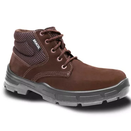 Botina couro nobuck sales