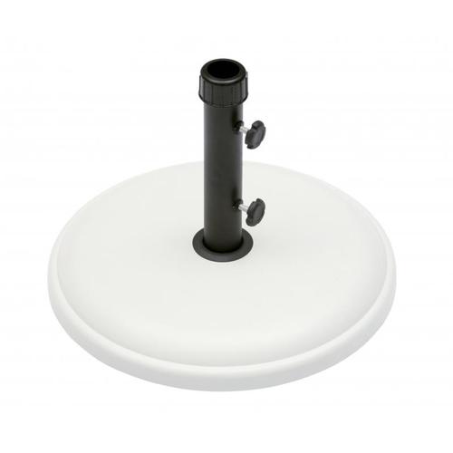 Base para guarda-sol e ombrelone em concreto branco 22 kg Base para guarda-sol e ombrelone em concreto branco 22 kg