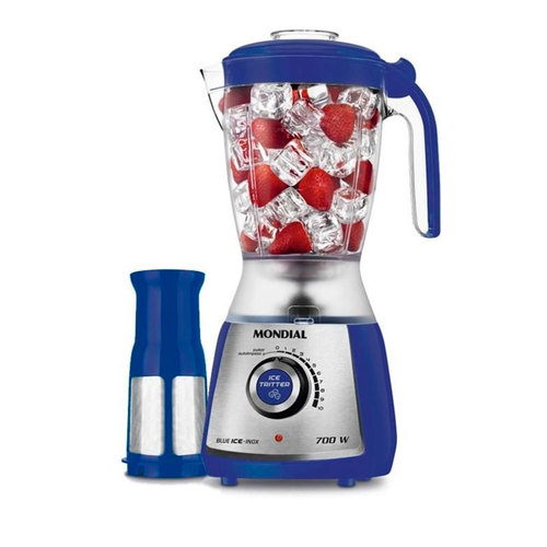 Liquidificador 10 velocidades 700 watts com Função Triturar Gelo - Electronic INOX Ice Tritter Liquidificador 10 velocidades 700 watts com Função Triturar Gelo - Electronic INOX Ice Tritter