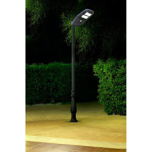 luminaria solar led integrada 1000 lumens para postes de 2 a 3 metros