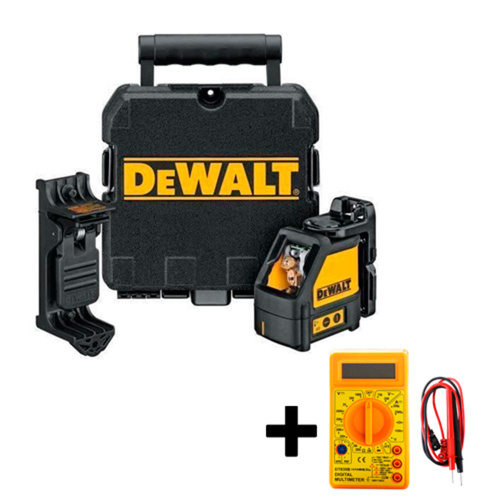 Nível à laser automático com alcance de 15 m DW088K + Multímetro digital GYMD1000 Nível à laser automático com alcance de 15 m DW088K + Multímetro digital GYMD1000